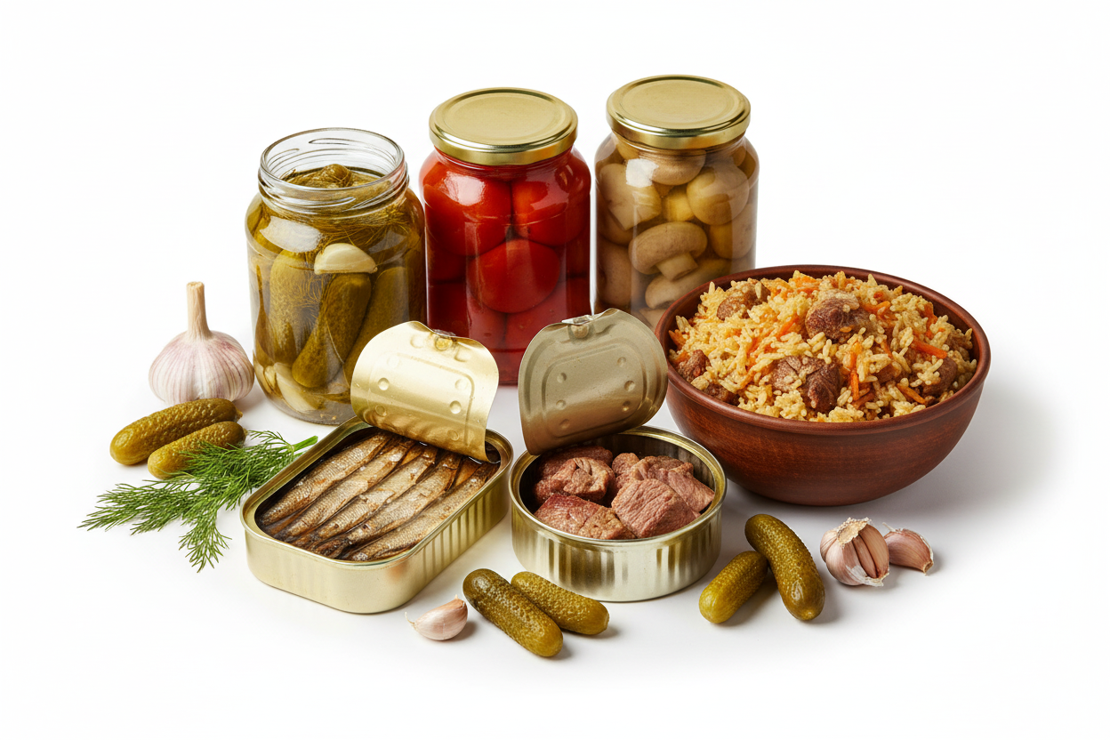Canned & preserved foods