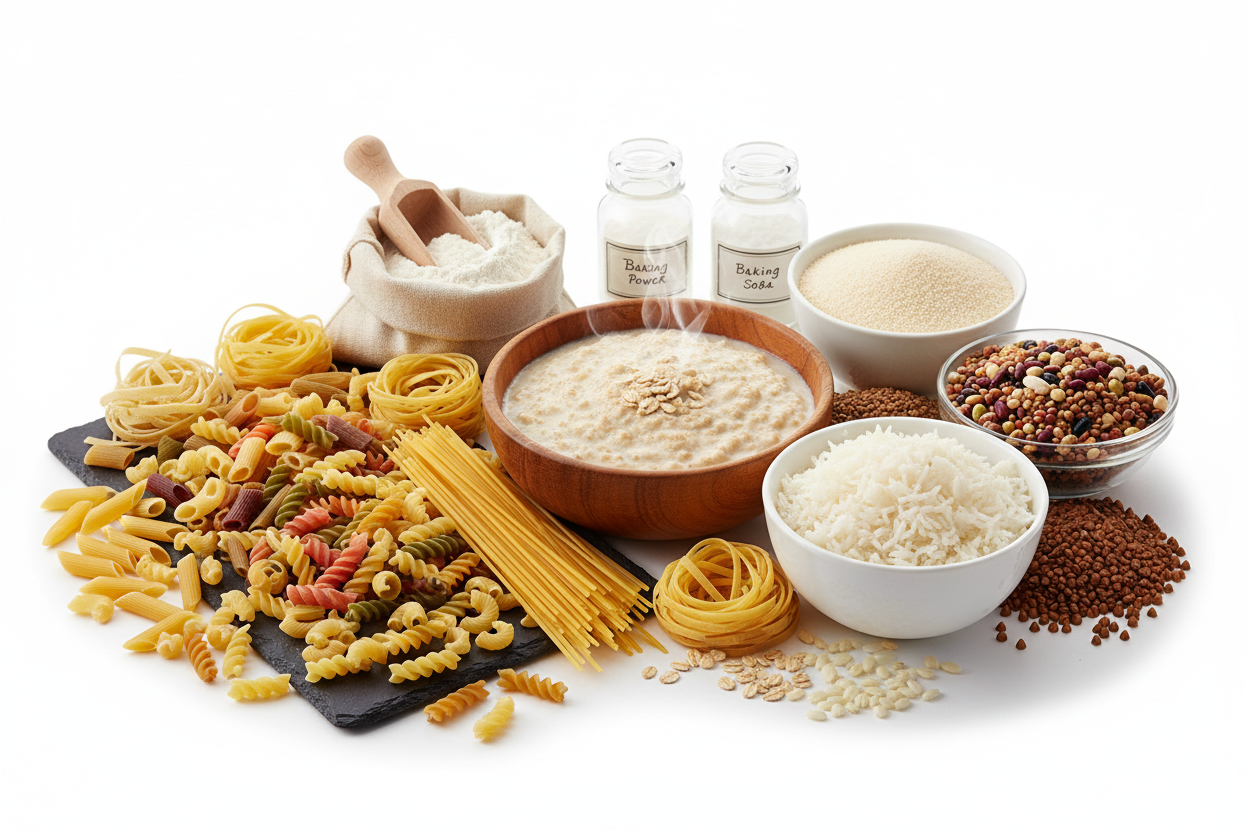 Cereals, grains & basics