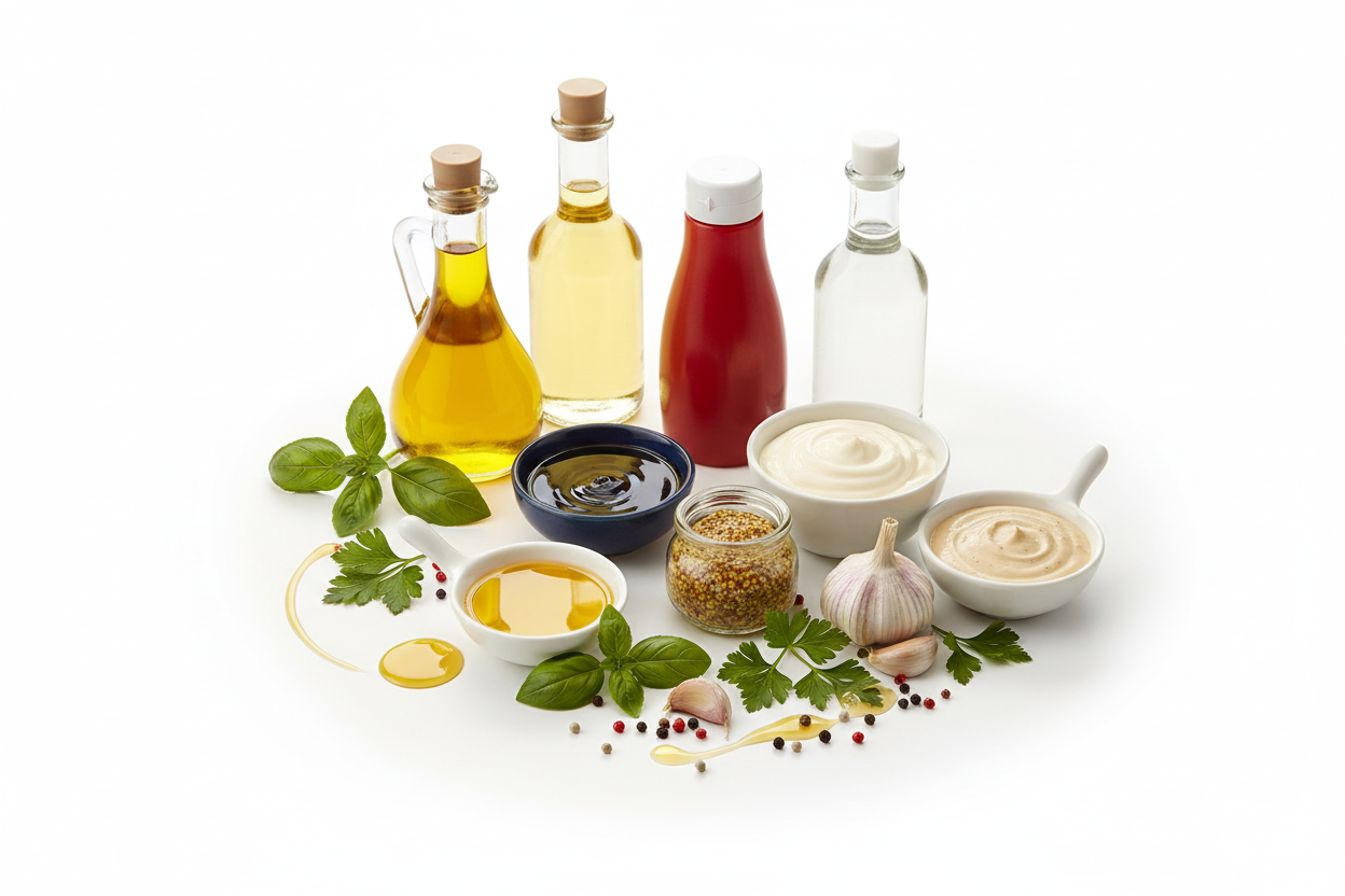 Oils, sauces & dressings