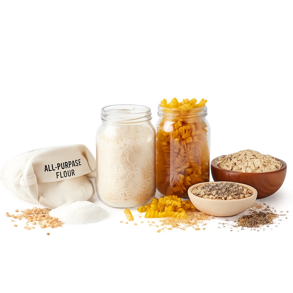 Cereals, grains & basics