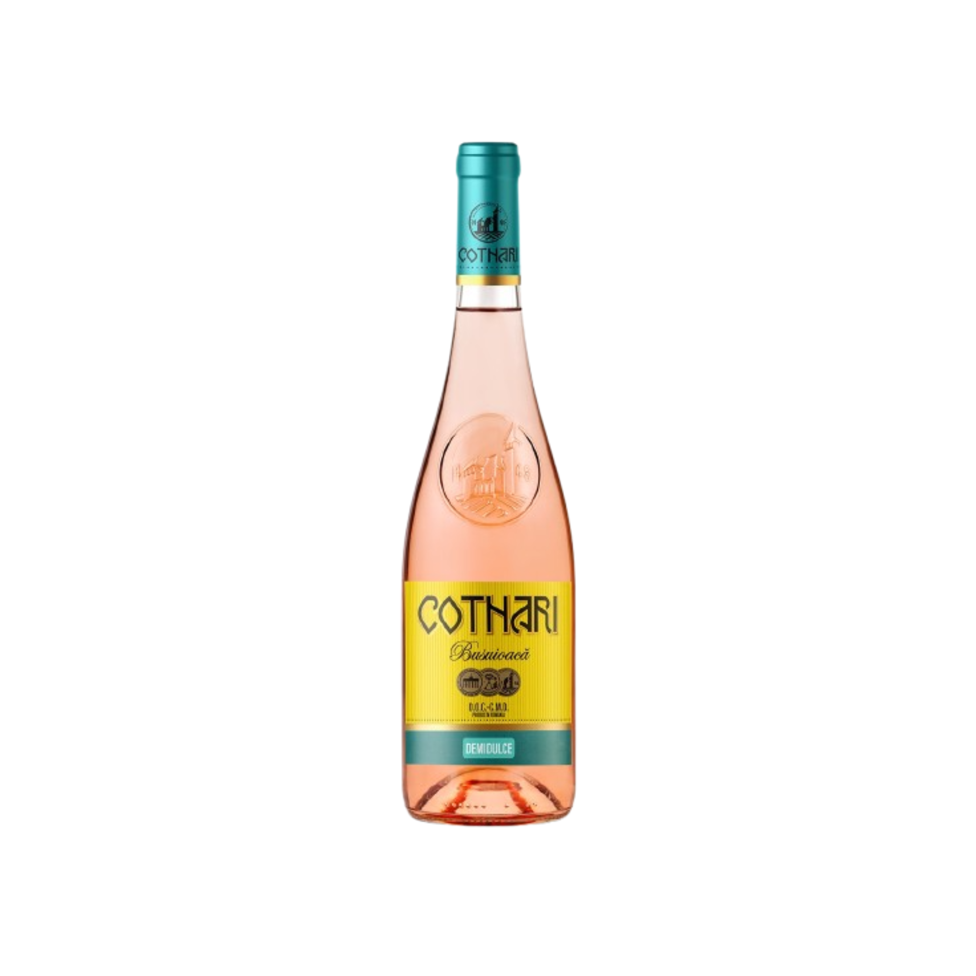 Cotnari Busuioacă semi-sweet rosé wine - 0,75 L
