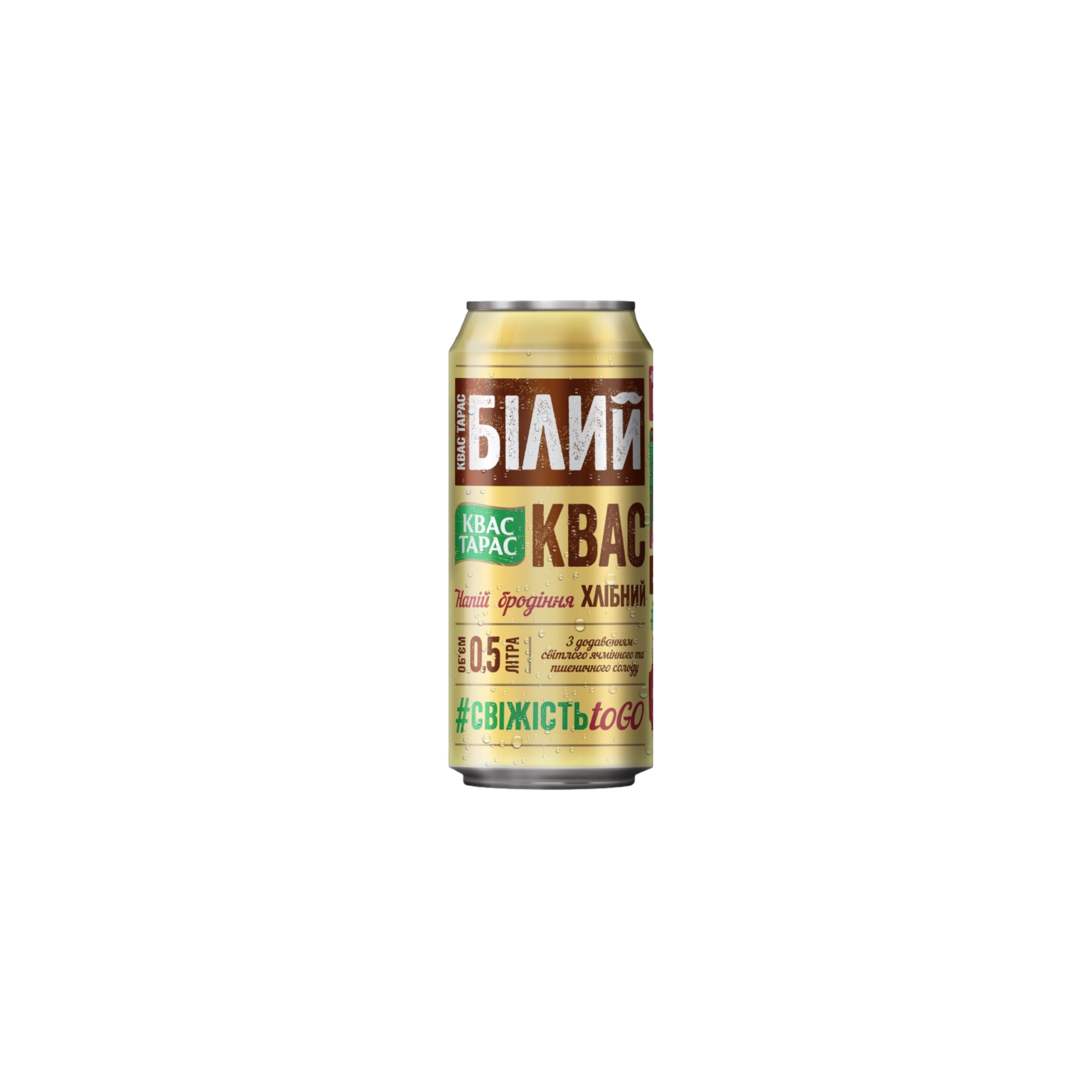 Kvas Taras White malt beverage - 0,5 L