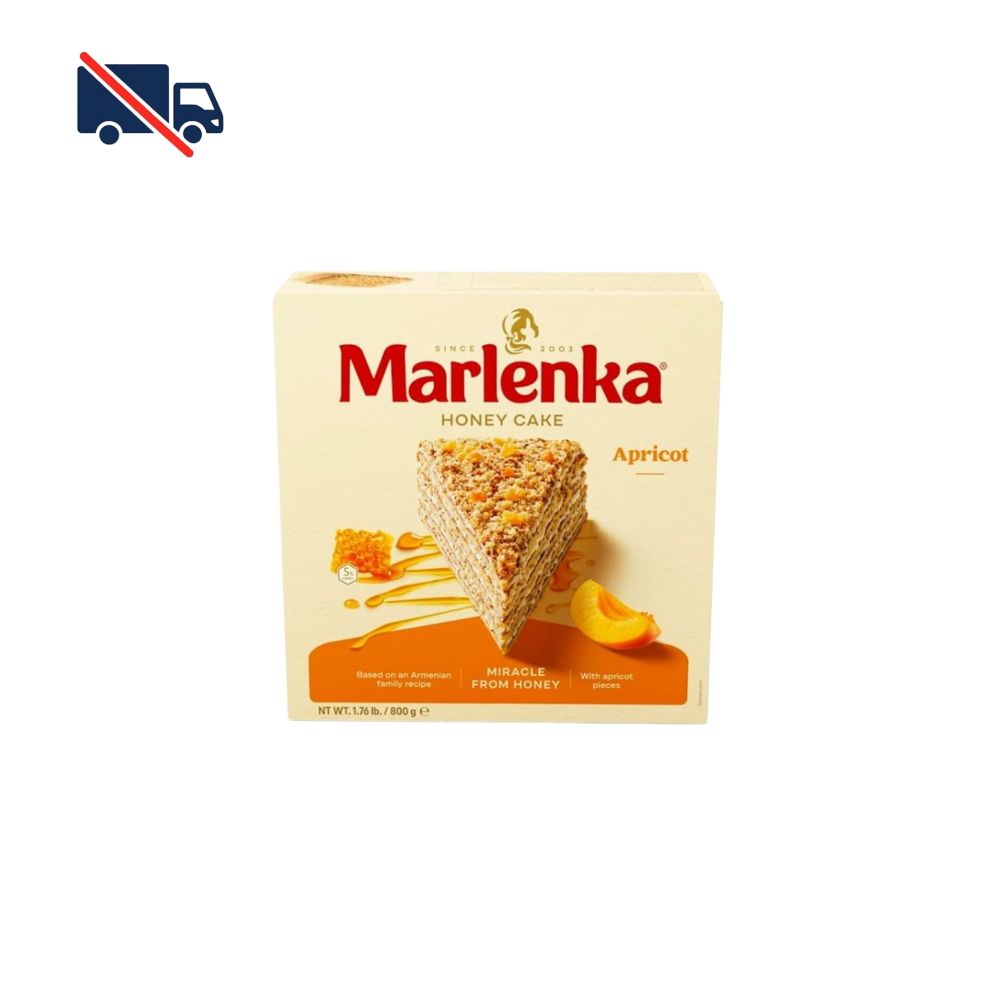 Marlenka Honey Cake apricot - 800 g