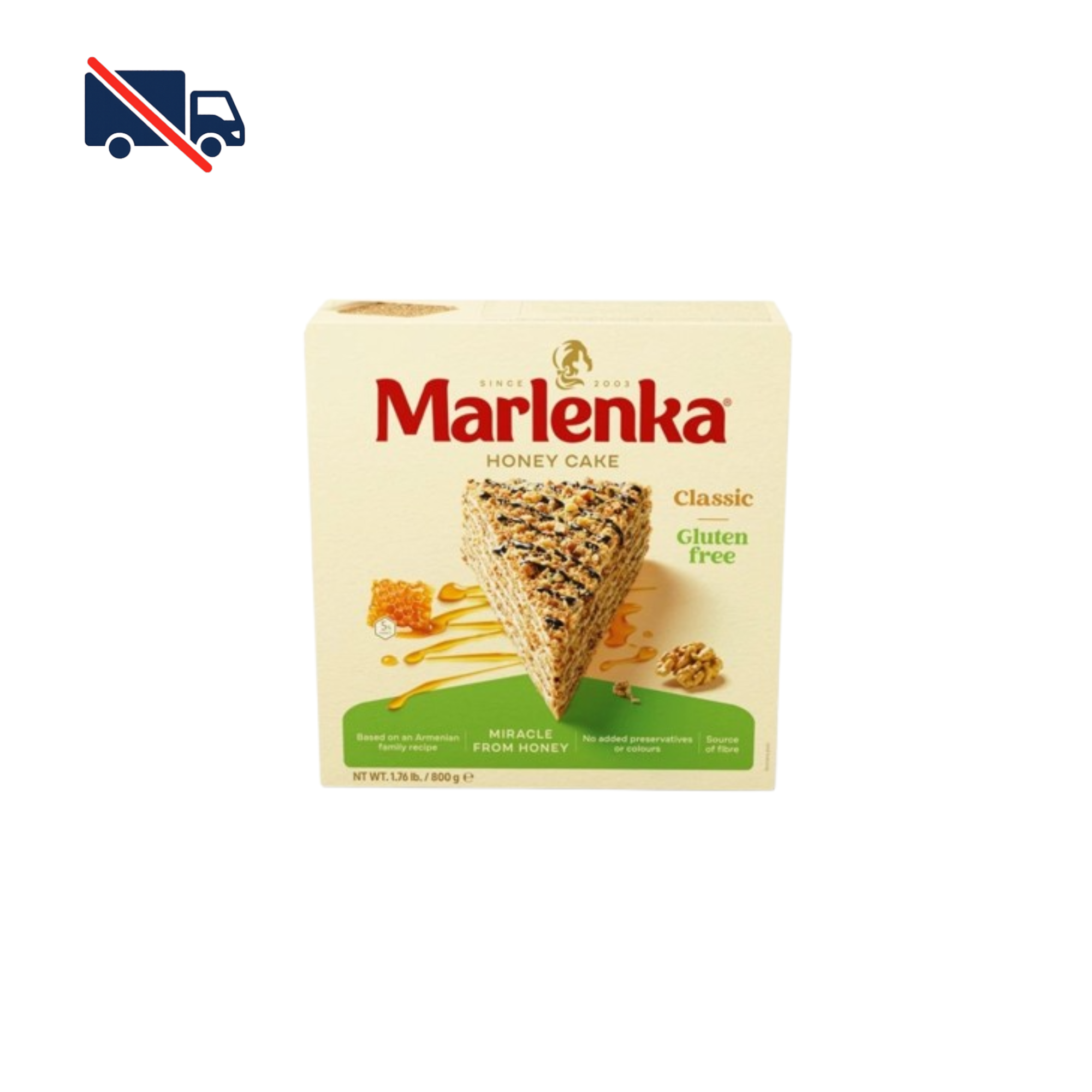 Marlenka Honey Cake classic gluten free - 800 g