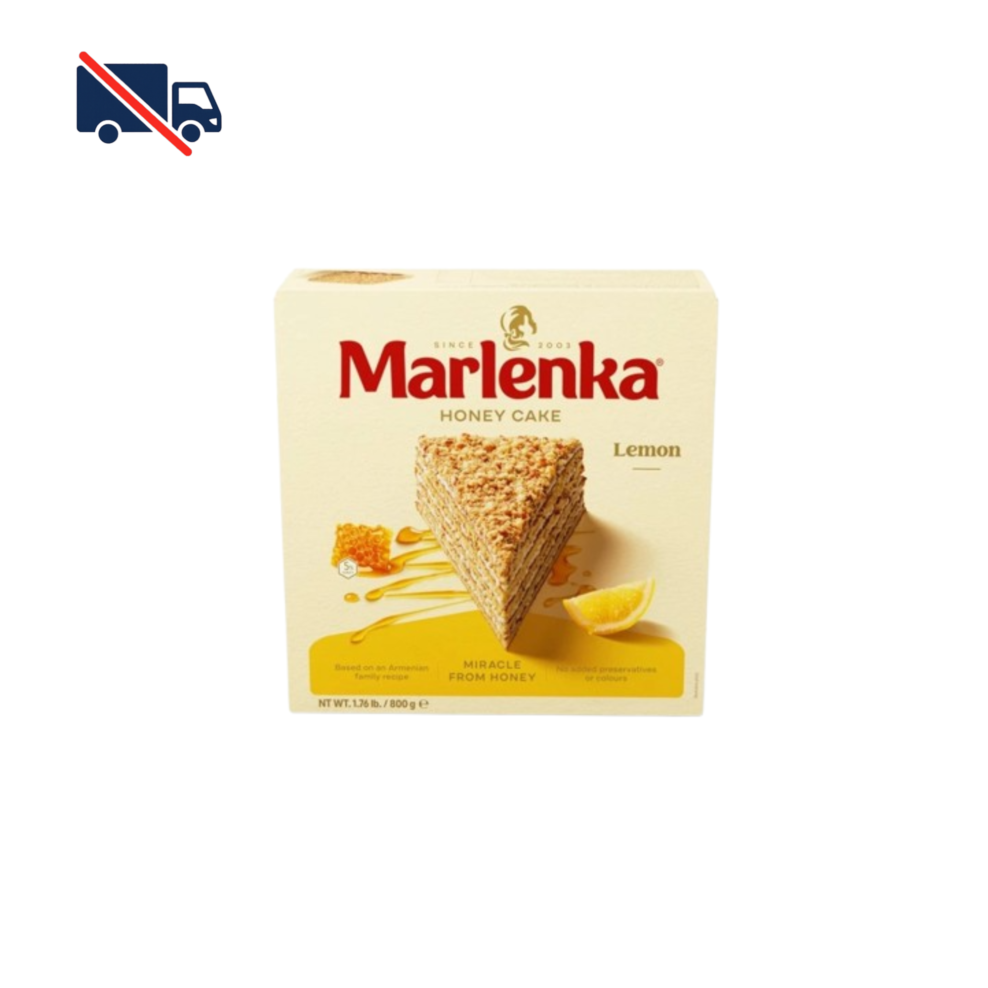 Marlenka Honey Cake lemon - 800 g