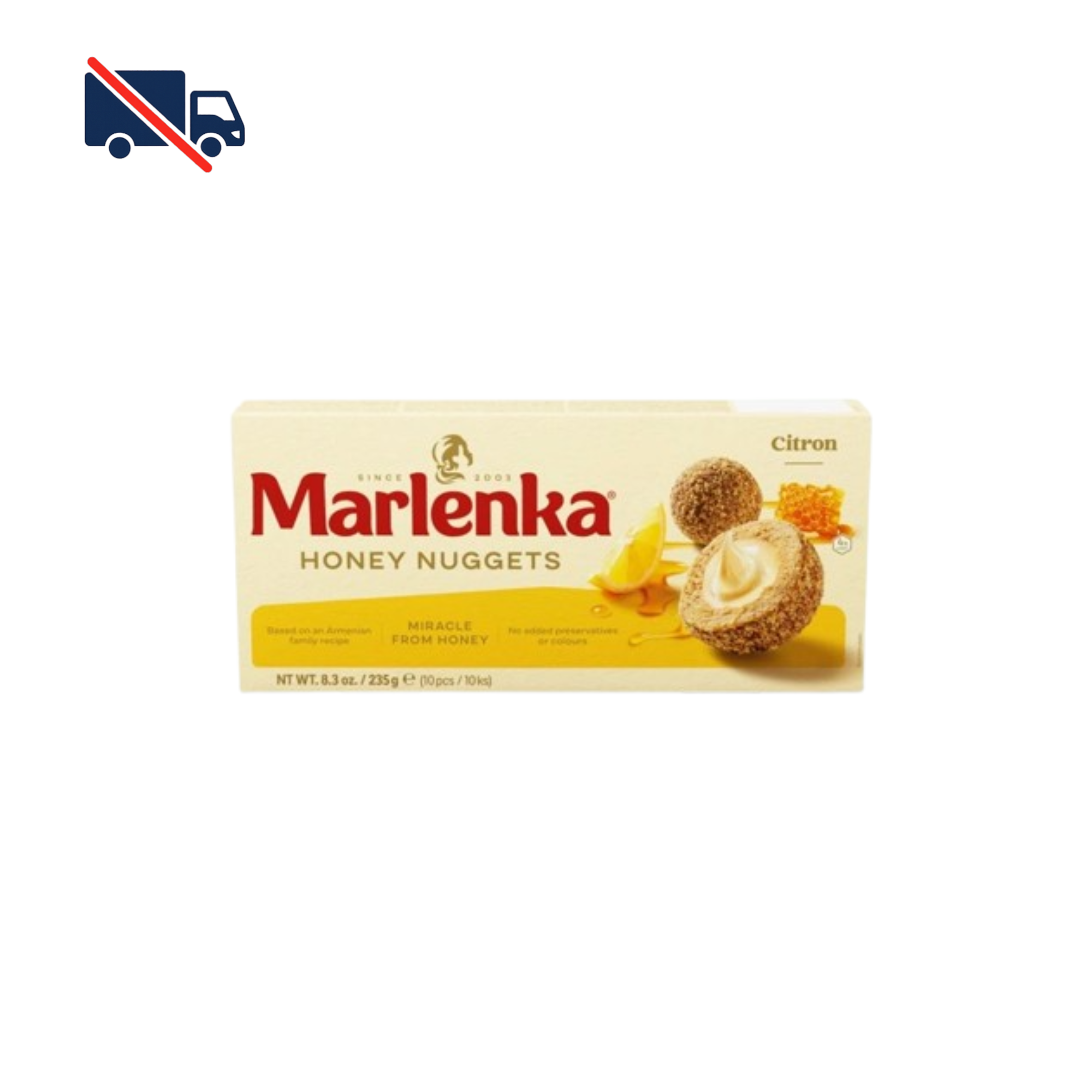 Marlenka Honey Nuggets lemon - 235 g