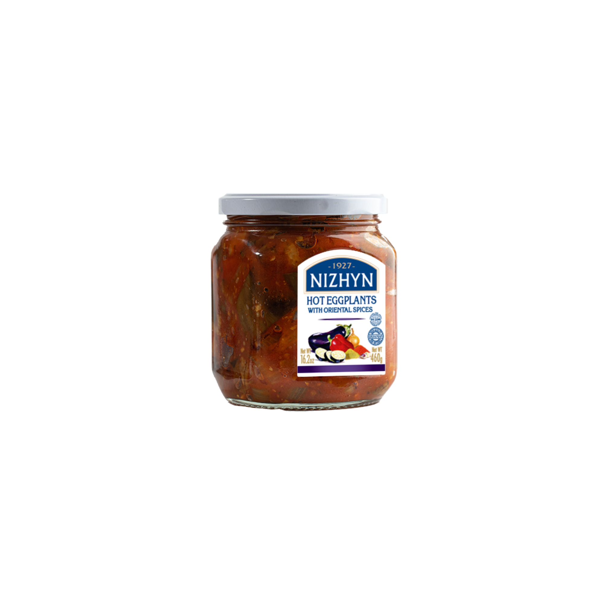 Nizhyn hot eggplants with oriental spices - 450 g
