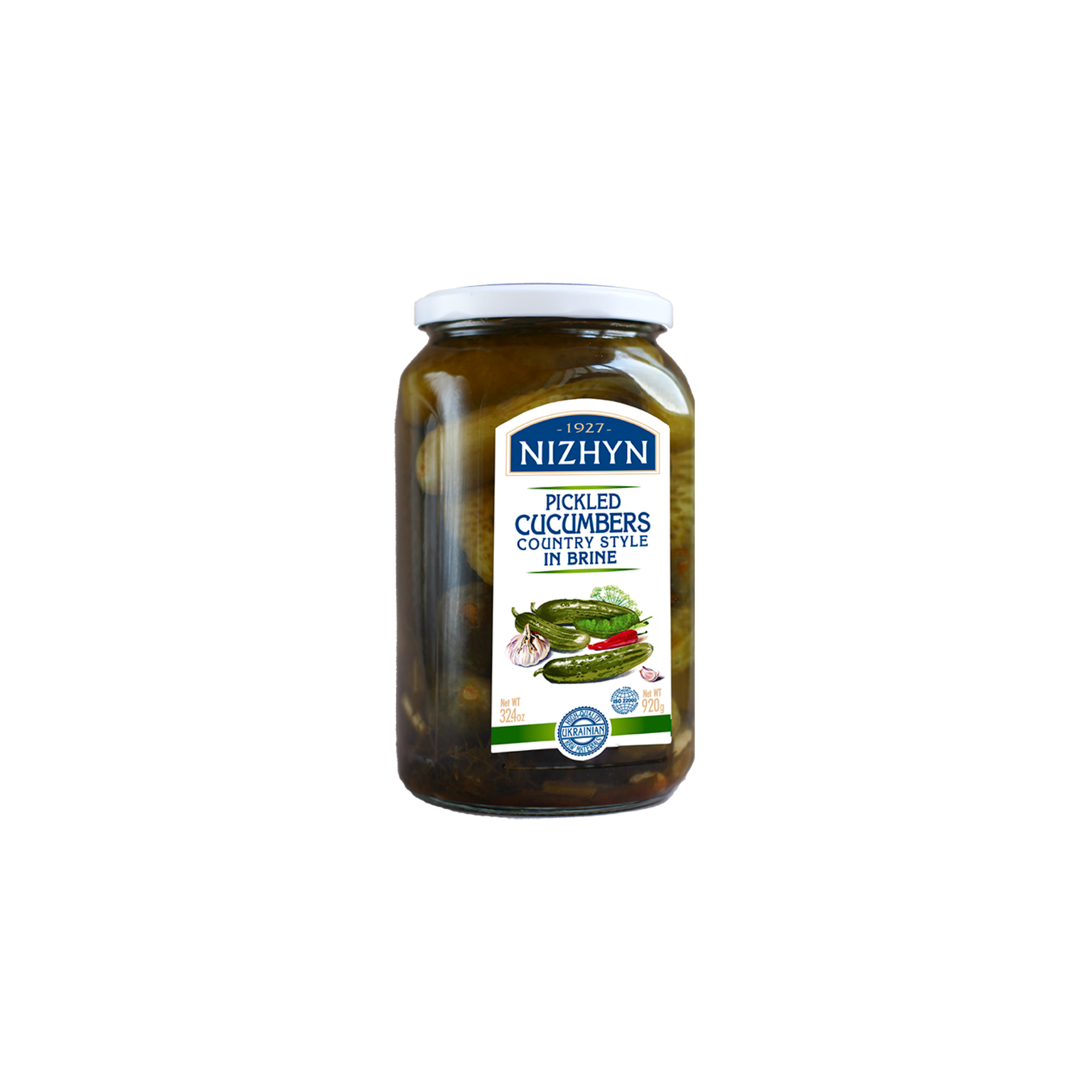 Nizhyn Country Style pickled cucumbers - 920 g