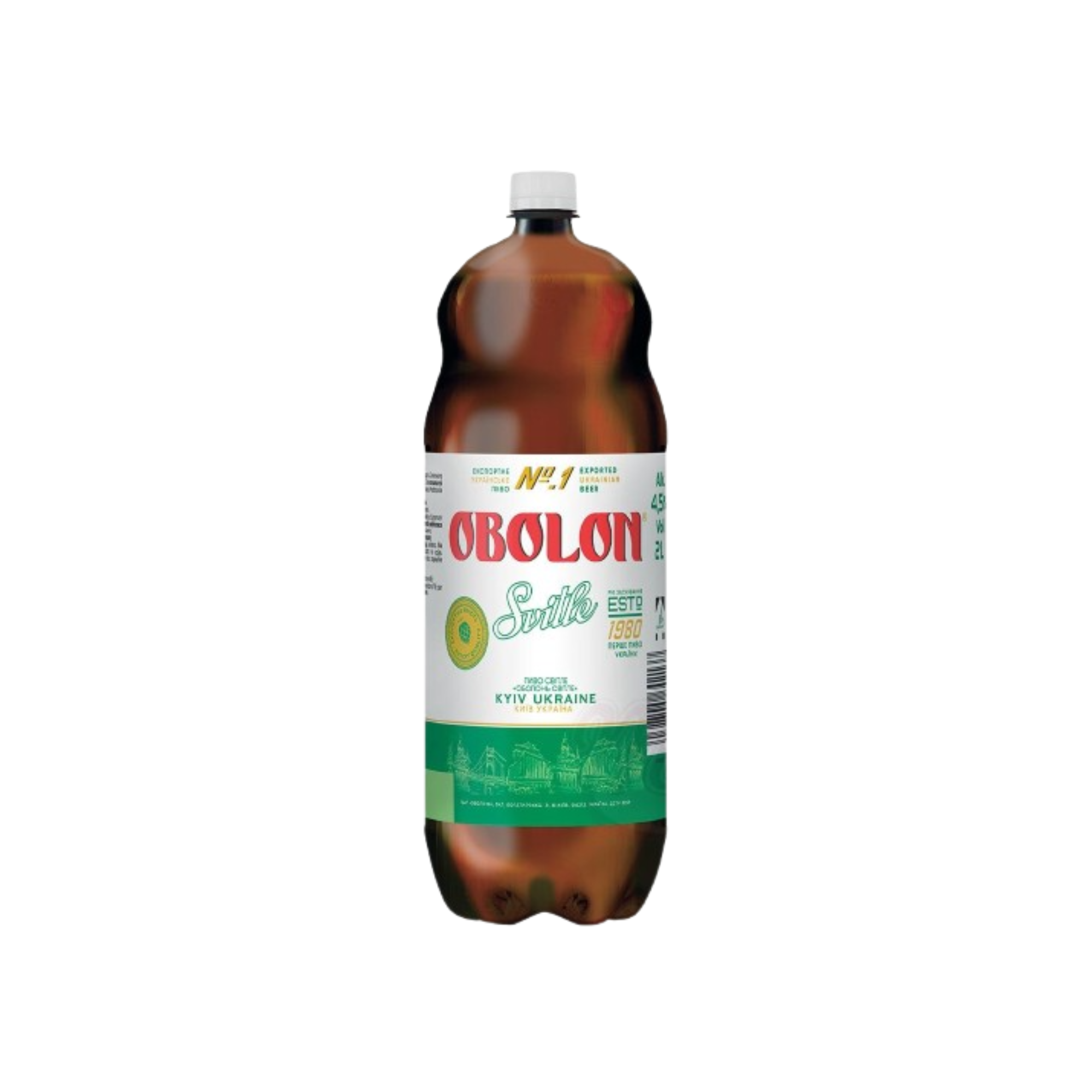 Obolon lager beer - 2 L