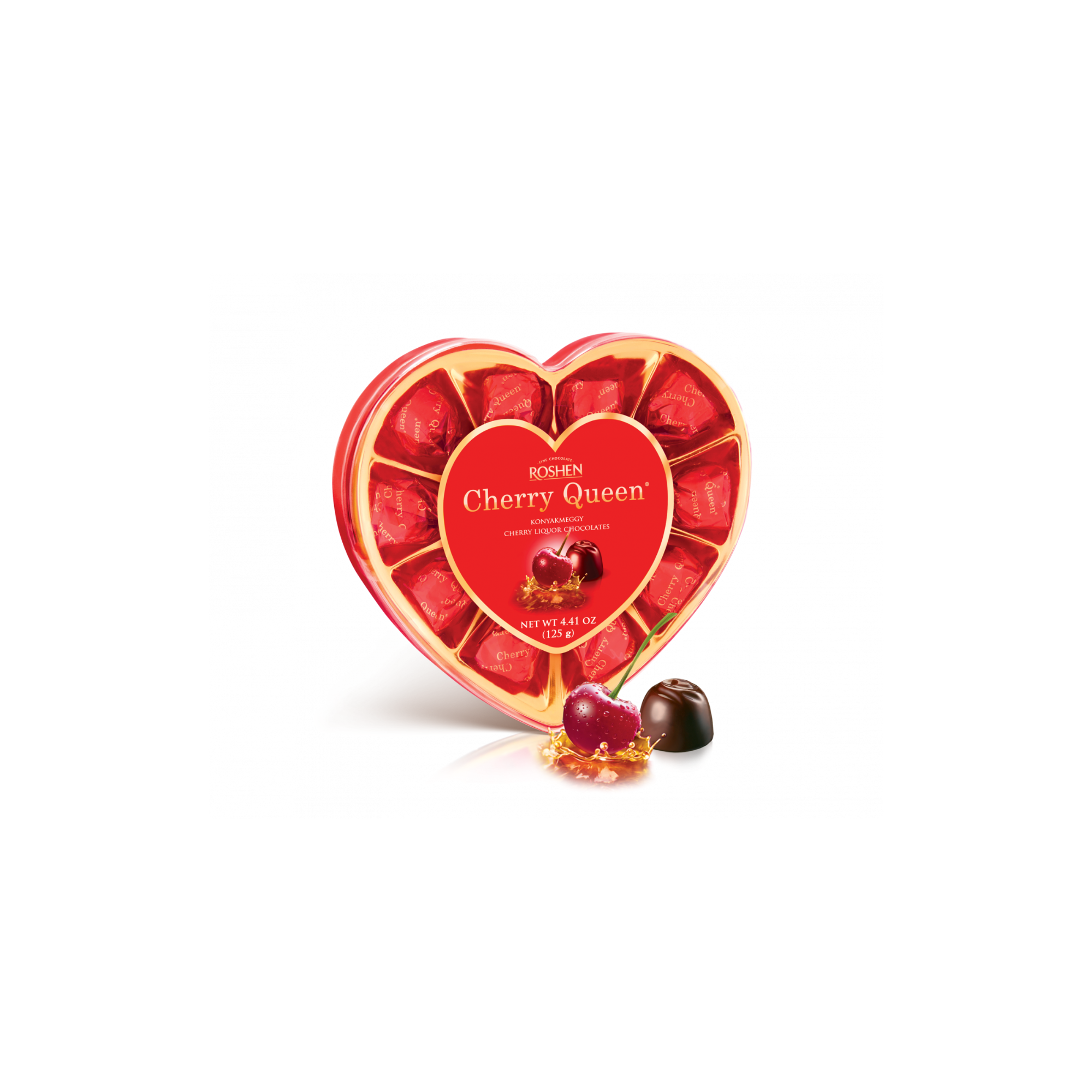 Roshen Cherry Queen cherry liquor chocolates - 122 g
