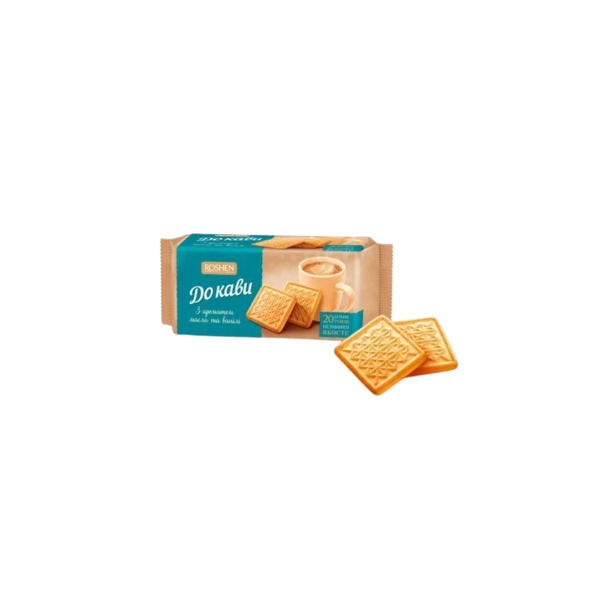 Roshen For Coffee biscuits butter-vanilla - 185 g