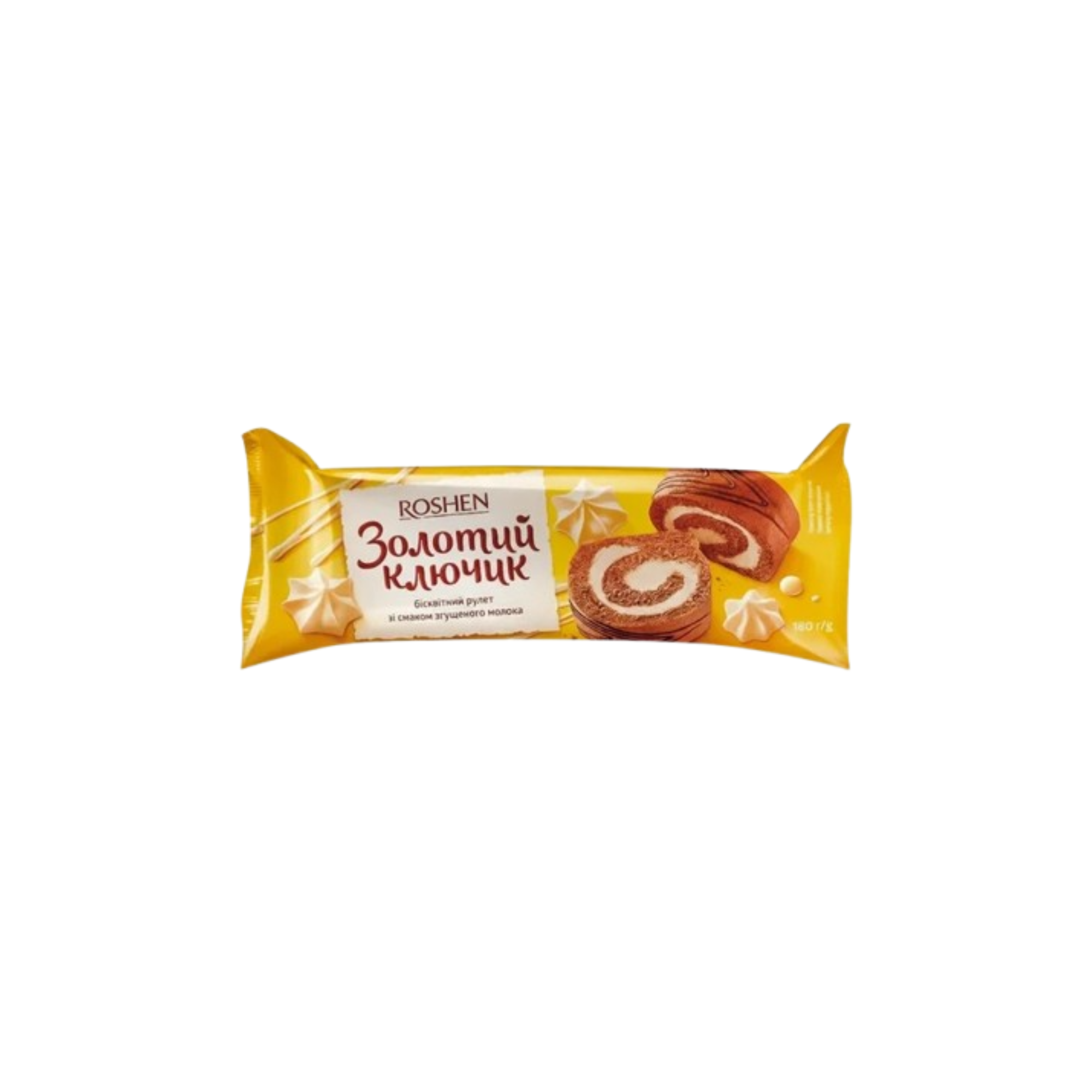 Roshen Golden Key Swiss roll with condensed milk flavour - 180 g