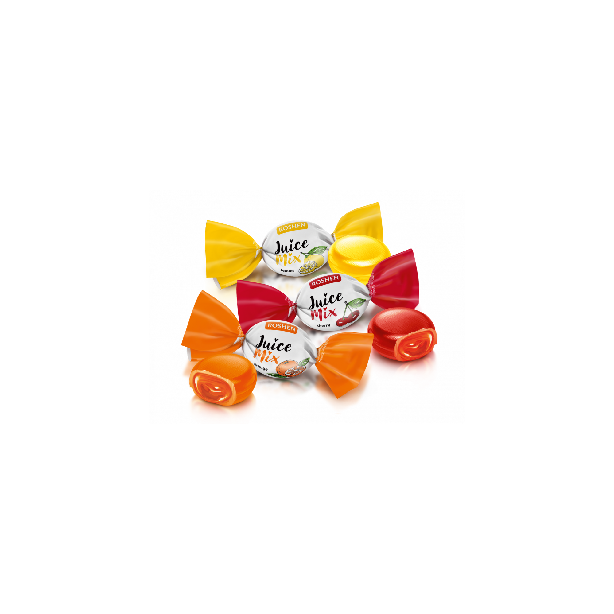 Roshen Juice Mix hard candies - 1 kg