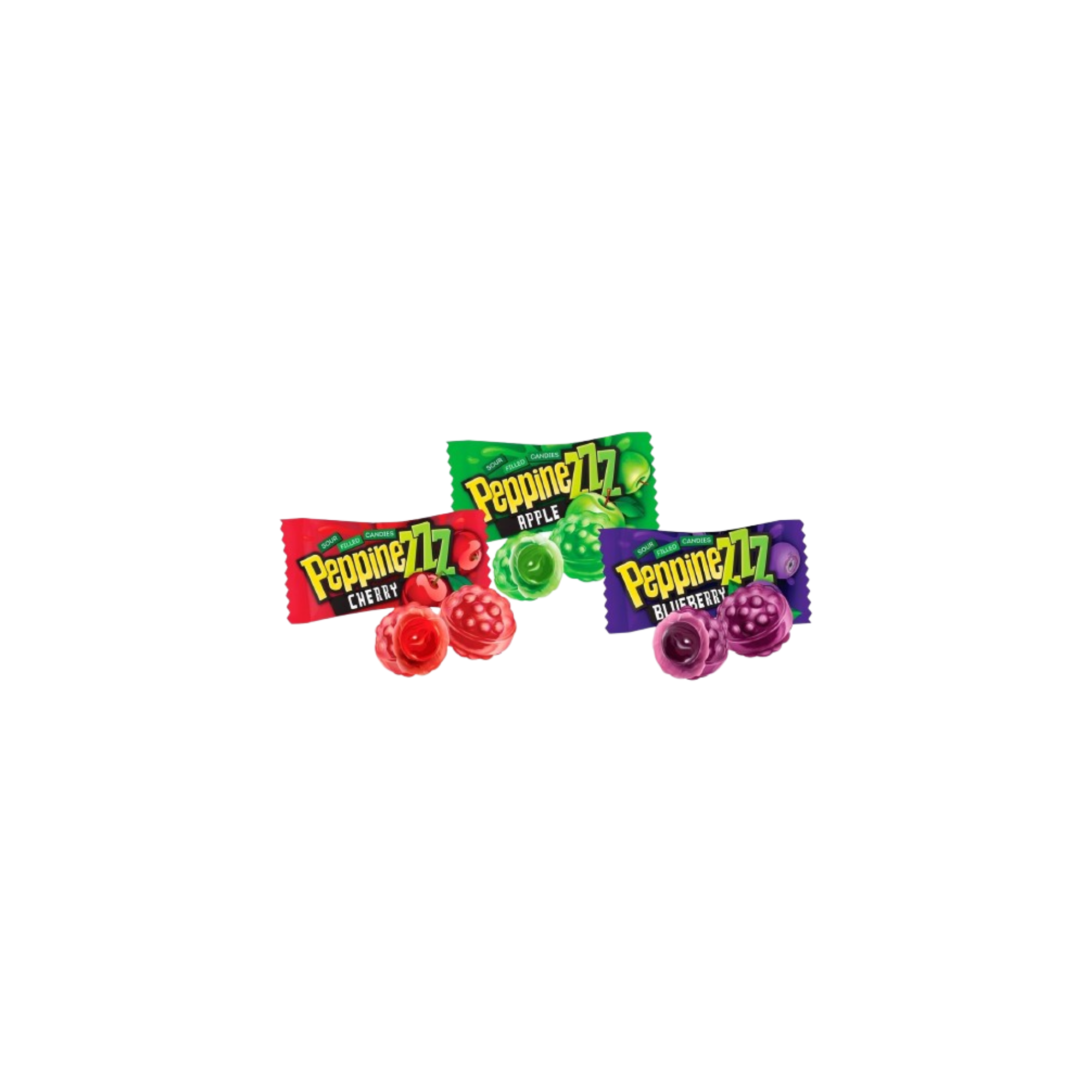 Roshen Peppinez hard sour filled candies - 900 g