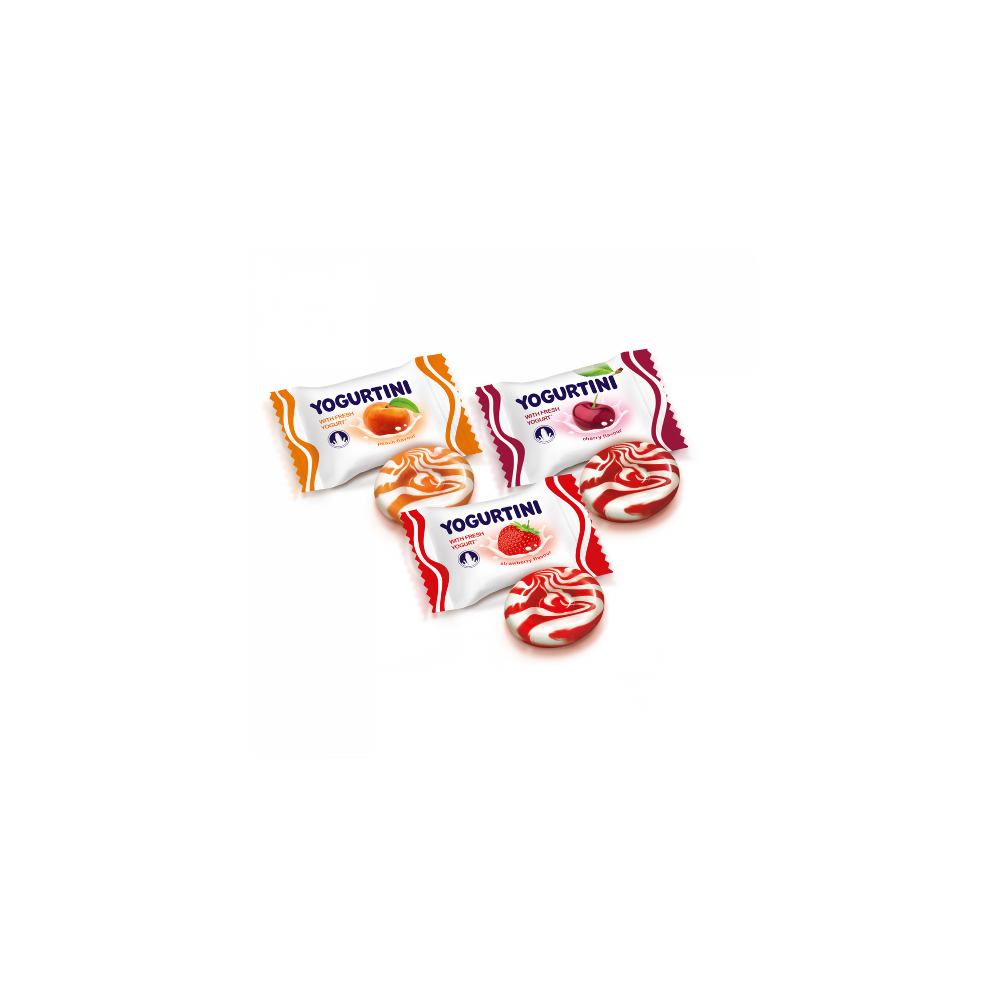 Roshen Yogurtini hard candies - 1 kg