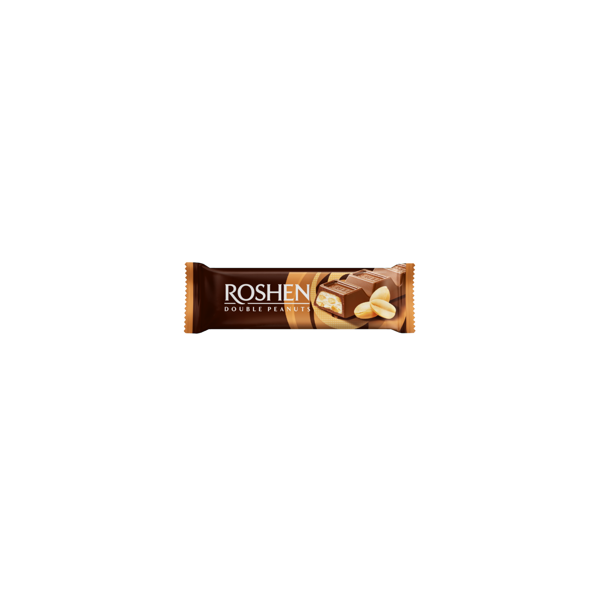 Roshen milk chocolate bar double peanuts - 29 g