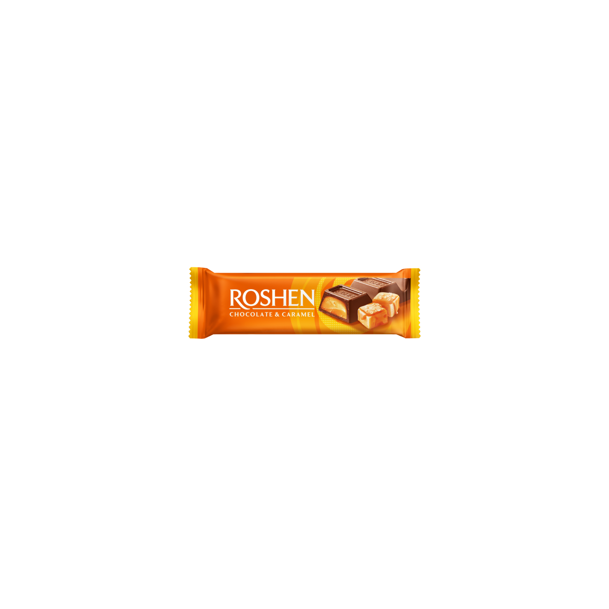 Roshen milk chocolate bar with caramel - 40 g