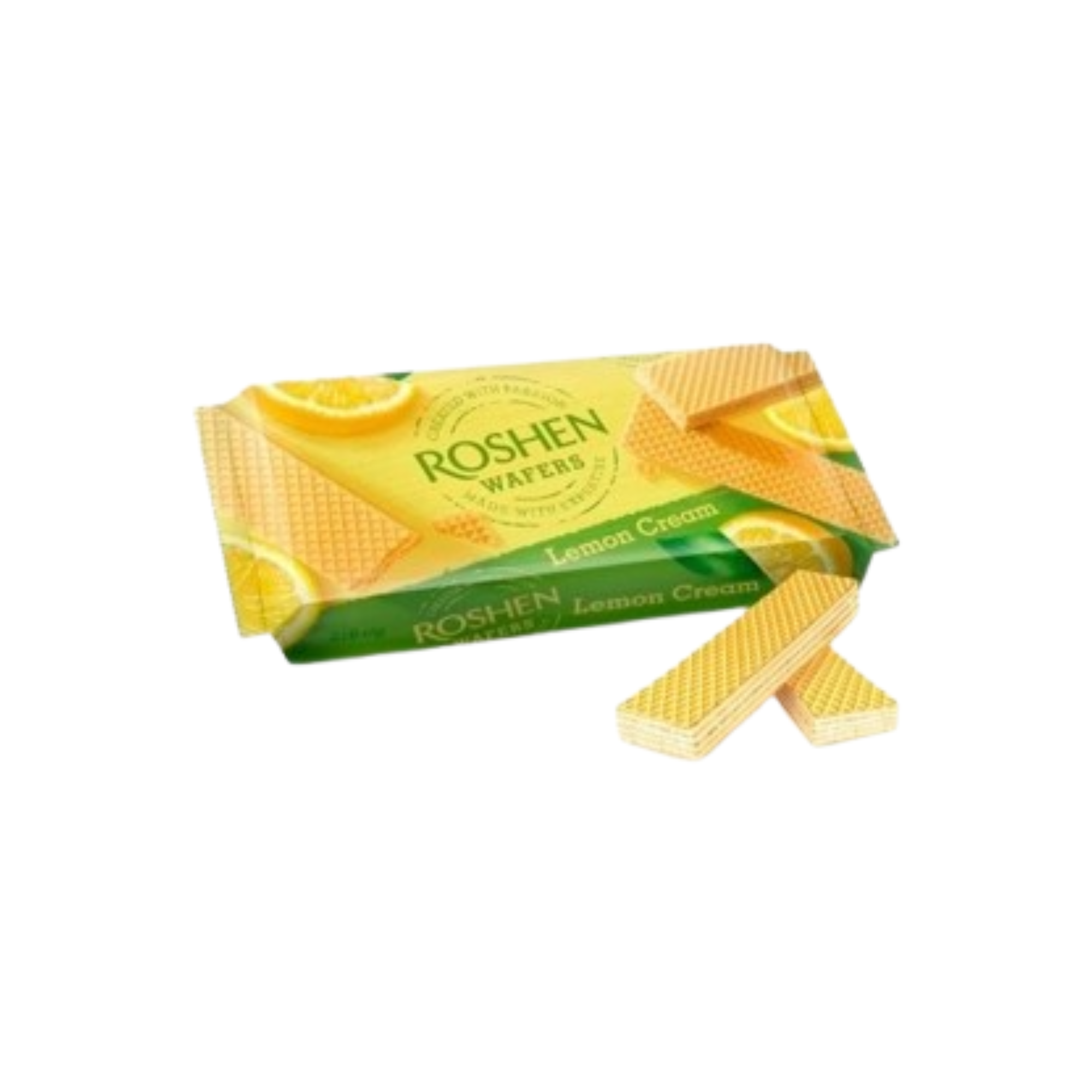 Roshen wafers lemon cream - 216 g