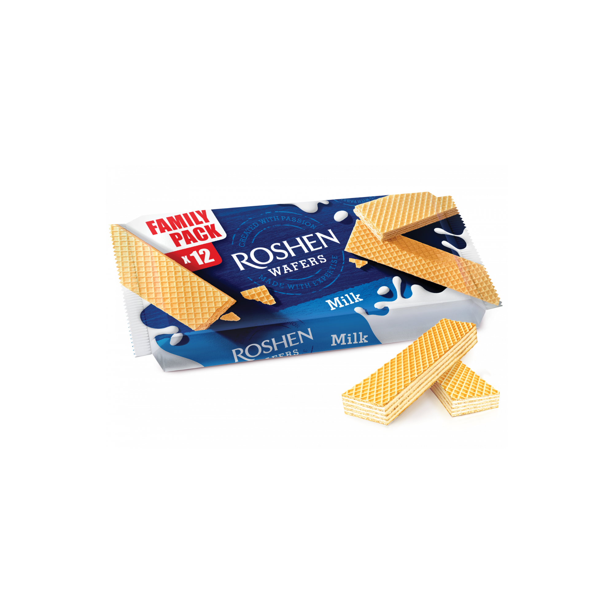 Roshen wafers milk - 216 g
