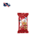 Snegowik vanilla ice cream with raspberry filling in waffle cup - 75 g