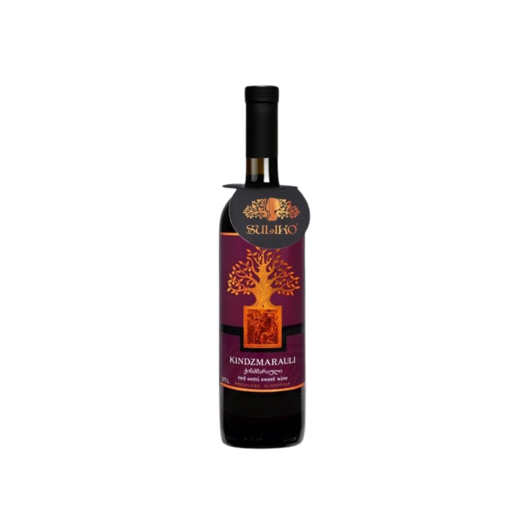 Suliko Kindzmarauli semi-sweet red wine - 0,75 L