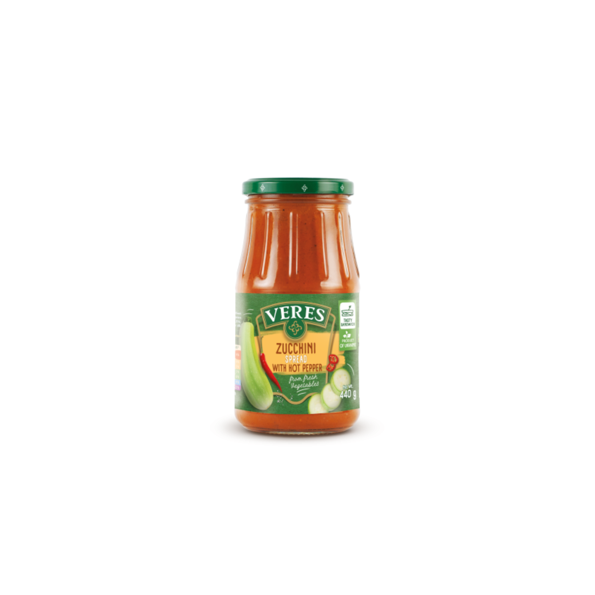 Veres zucchini spread with hot pepper - 500 g