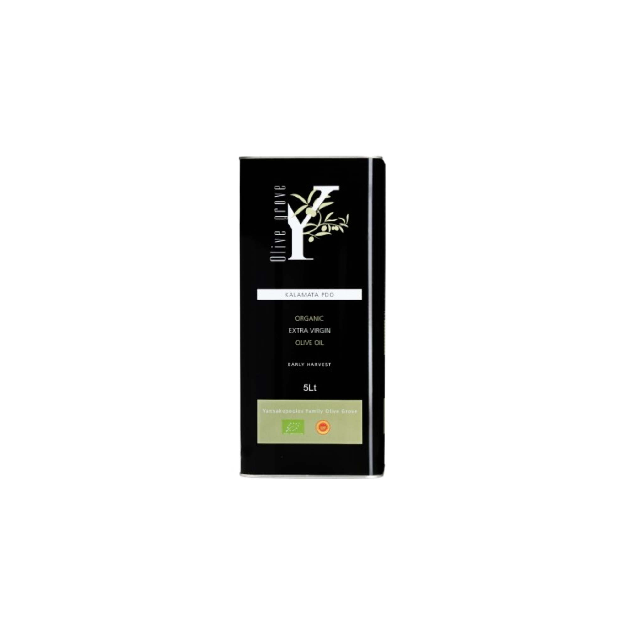 Y-Olive Greek organic extra virgin olive oil - 5 L