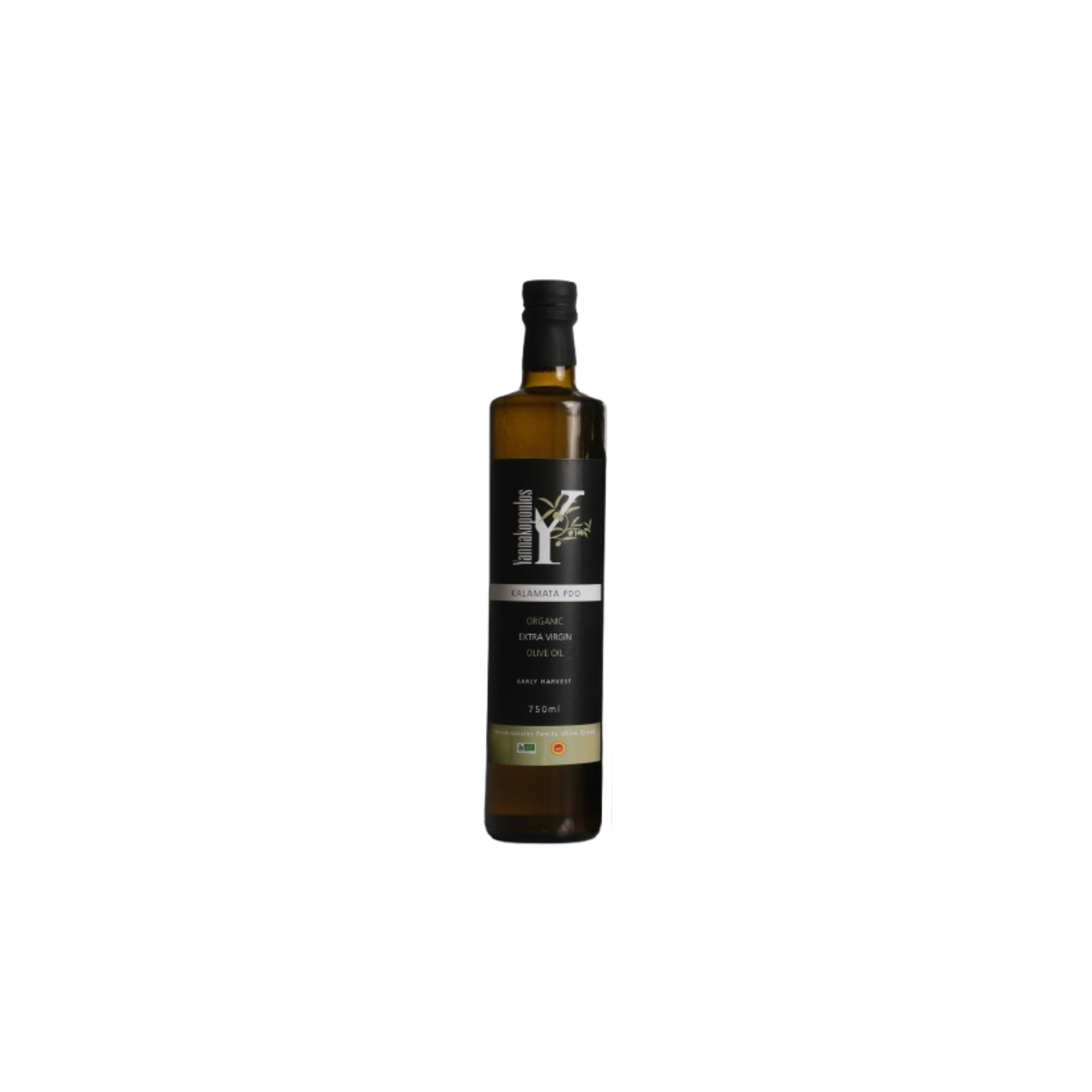 Y-Olive Greek organic extra virgin olive oil - 750 ml