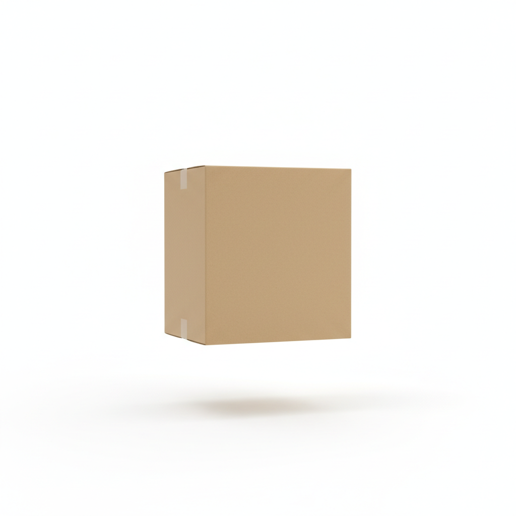 Delivery box absolute white